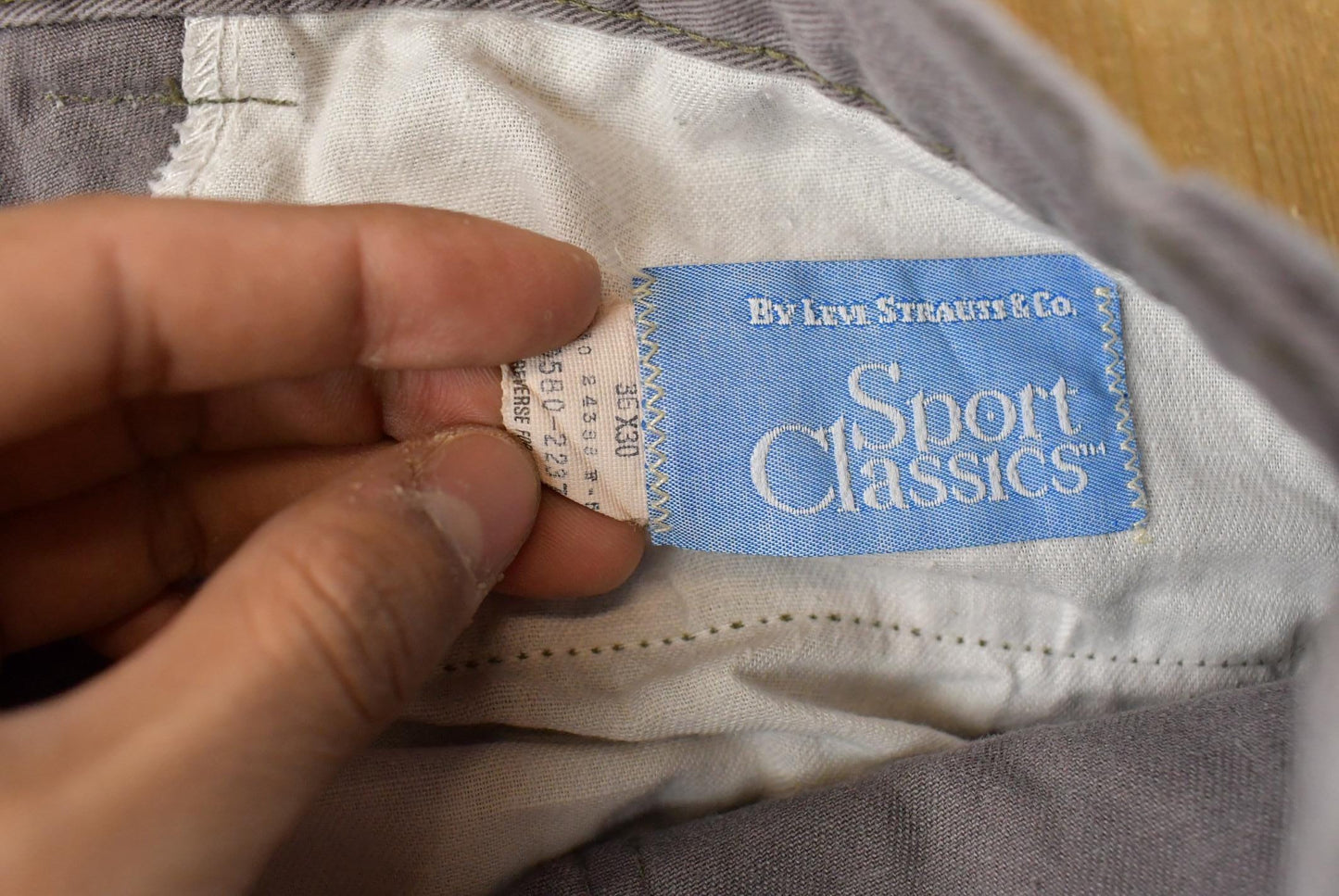 Vintage 1970s Levi's Sport Classics Slacks Pants Men's 34 x 27