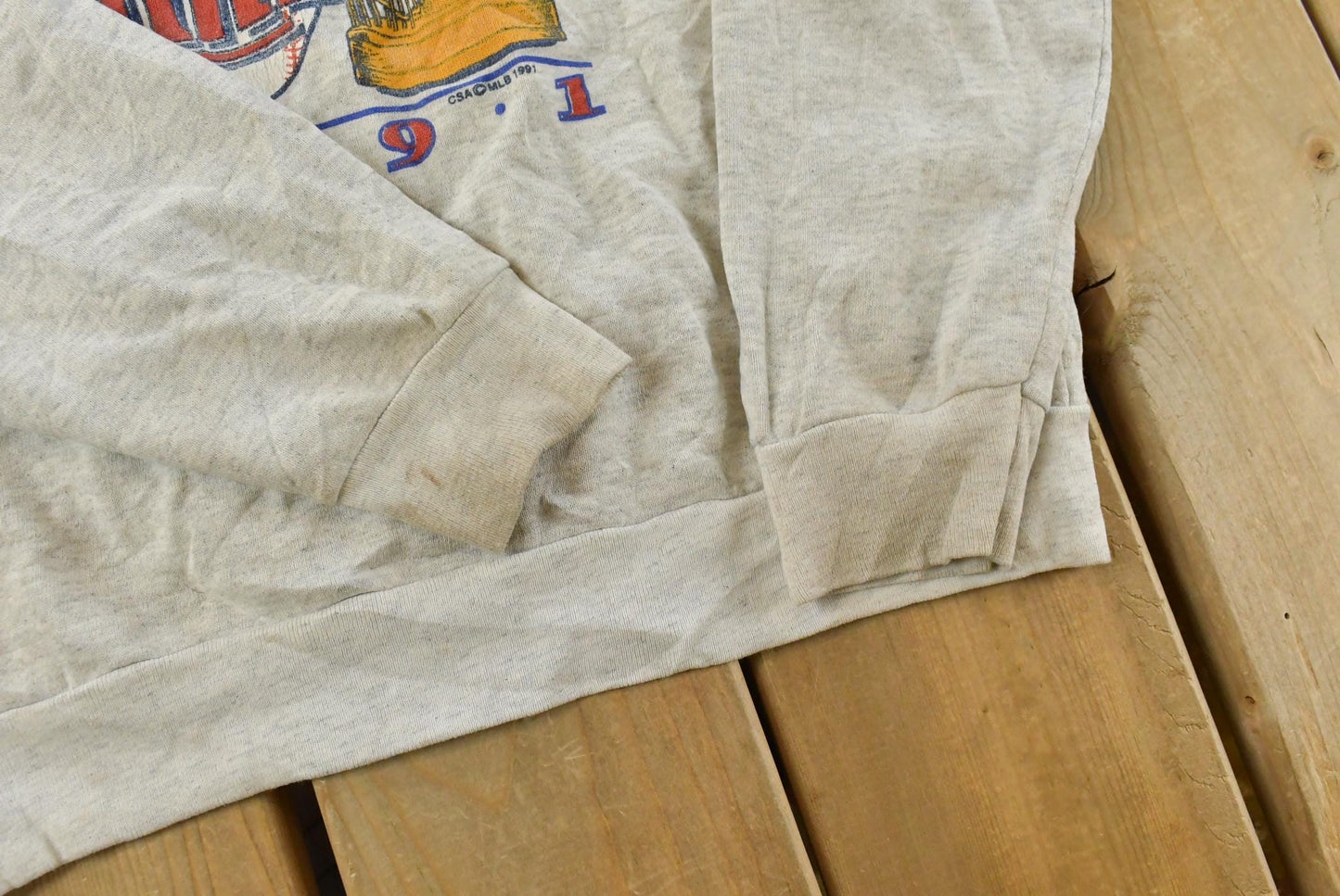 Vintage 1991 Minnesota Twins World Series Champions Crewneck Sweatshirt ��� 90s Baseball Sportswear