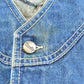 Vintage 1980s Country Denim Western Vest Men's XS