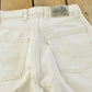 Vintage 1990s Levi Silver Tab Baggy Wide Leg Denim White Jeans Men's 28 x 29.5