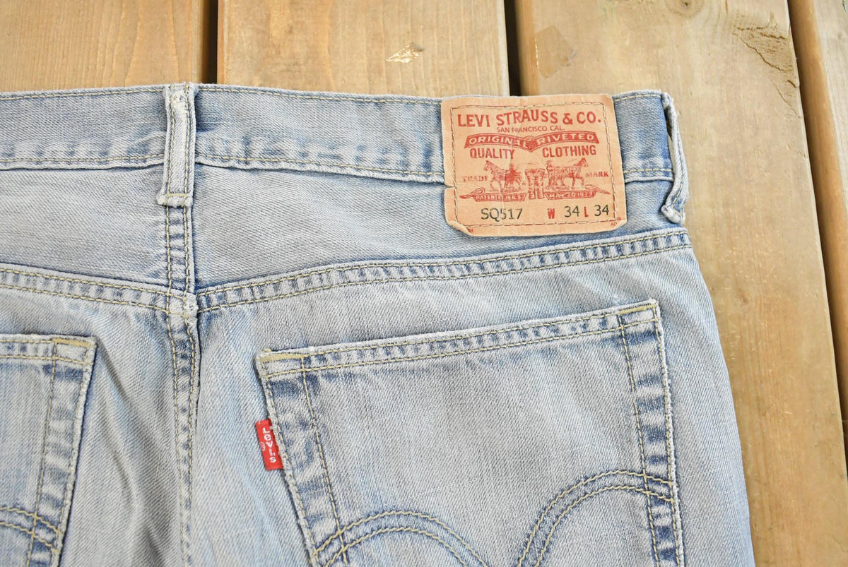 Vintage 1990s Levi's 517 Boot Cut Denim Jeans Men's 34 x 31