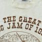 Vintage 1990 Distressed The Great Log Jam Le Sueur Minnesota Souvenir T-Shirt Men's S