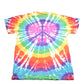 Vintage 1990s Delta Tie Dye Peace T-Shirt Men's XL