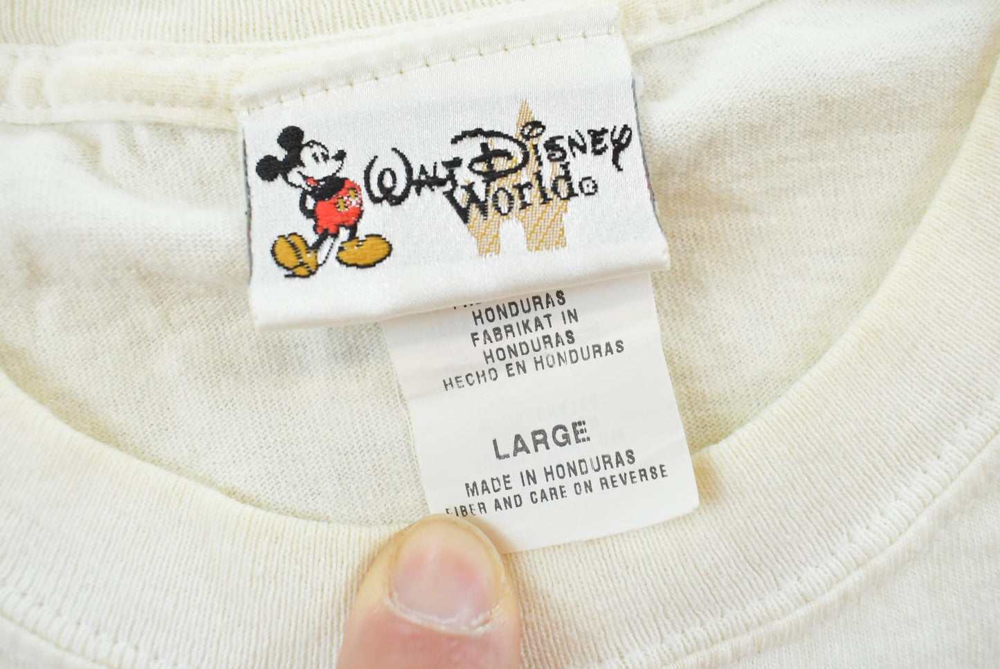 Vintage 1990s Walt Disney World I'm With Grumpy Seven Dwarves Graphic T-Shirt Mens XL