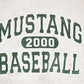Vintage Y2K Mustang Baseball Embroidered Heavyweight Crewneck Sweatshirt Men's XL from propervintagecanada