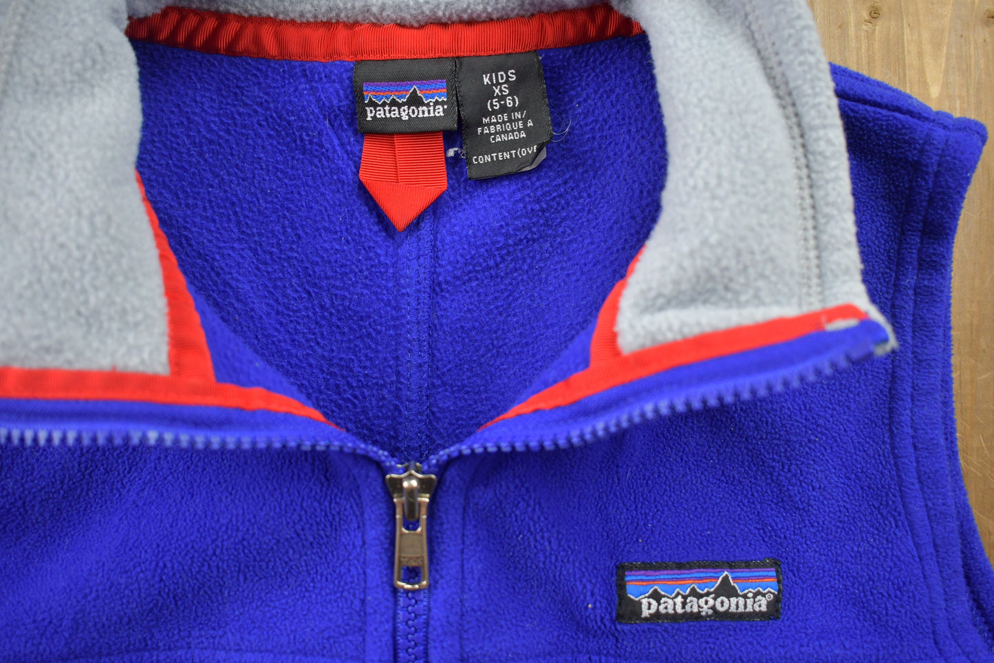 Vintage 1980s Patagonia Fleece Vest Sportswear Youth XS