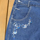 Vintage 1990s Revolt Floral Denim Overalls Men's 43 x 30