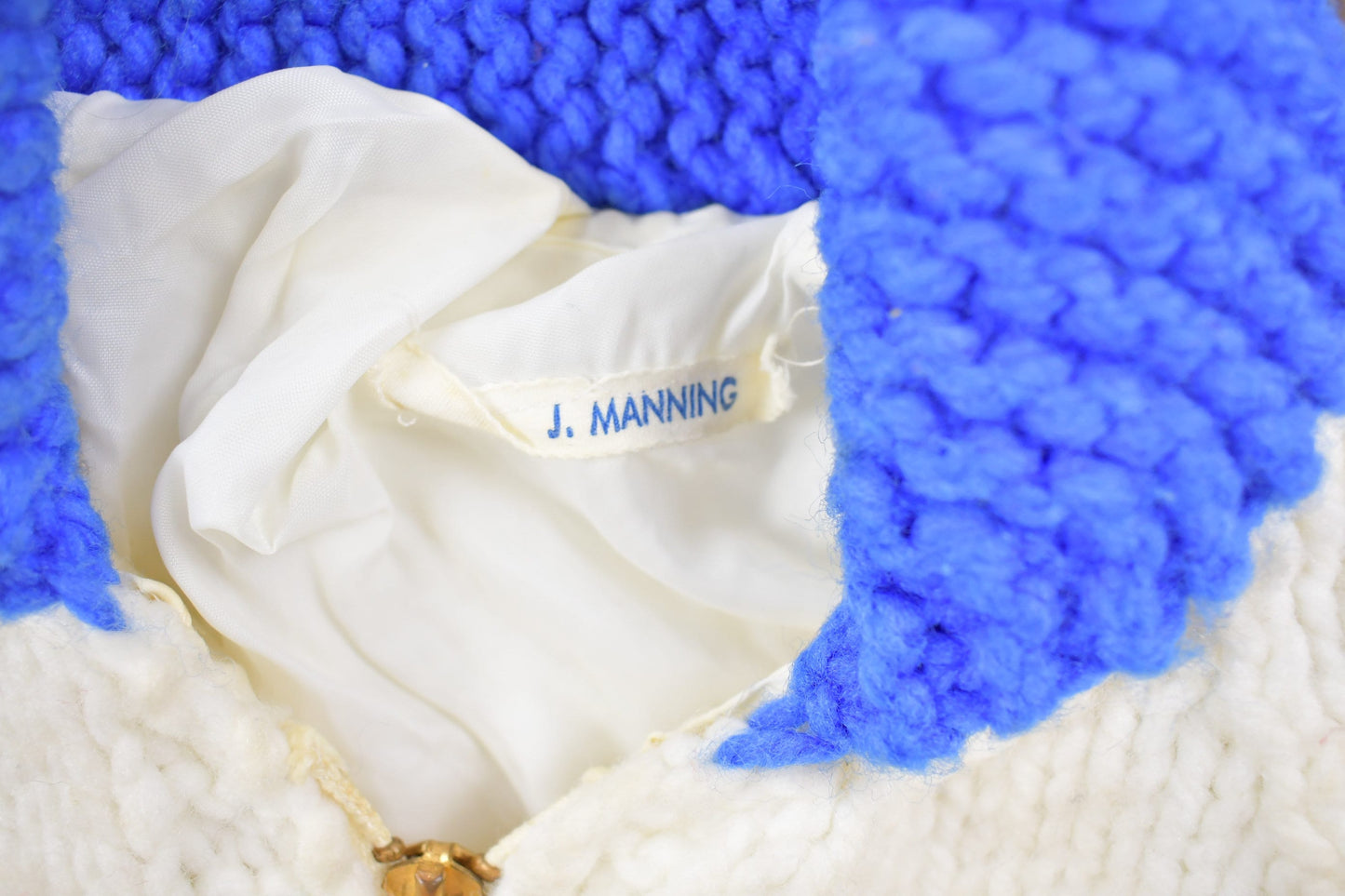 Vintage Knitted Lined Jacket Youth S