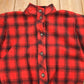 Vintage 1950s Wool Buffalo Plaid Button Up Hunting Jacket Women's XS
