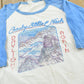 True Vintage 1985 Crosby Stills Nash Daylight Again Tour Raglan T-Shirt Men's M