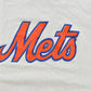 Vintage 1980s New York Mets MLB Baseball Graphic V Neck Jersey T-Shirt Men's M