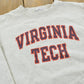 Vintage 1990s Virginia Tech Champion Crewneck Sweatshirt Men's S