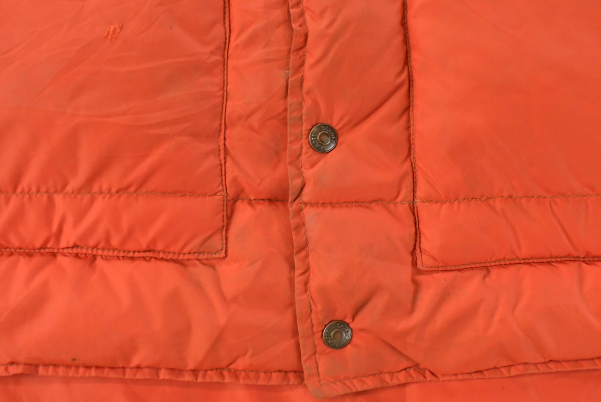 Vintage 1980s Schott Sportswear Puffer Vest Jacket Men's XL