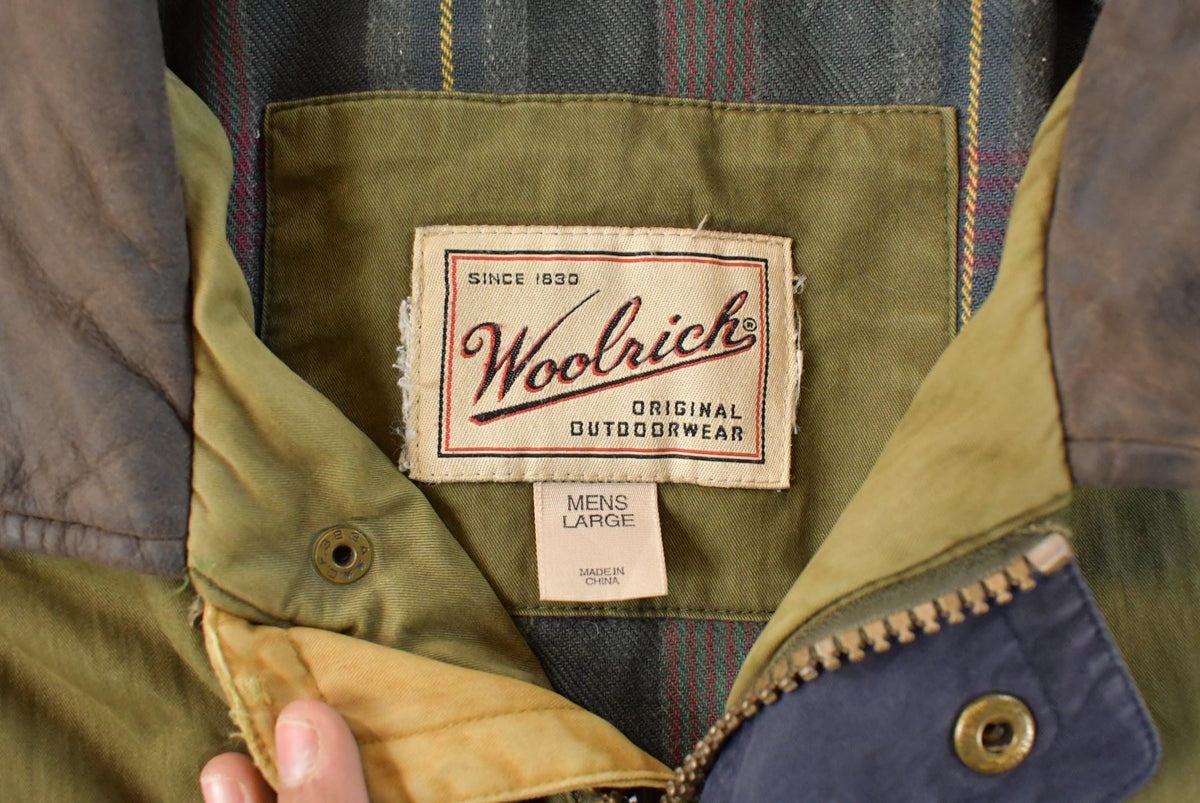 Vintage 1990s Woolrich Bomber Jacket Men's Large