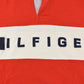Vintage 1990s Tommy Hilfiger Striped Polo Shirt Men's Large / Preppy Style / Americana / Spellout Logo