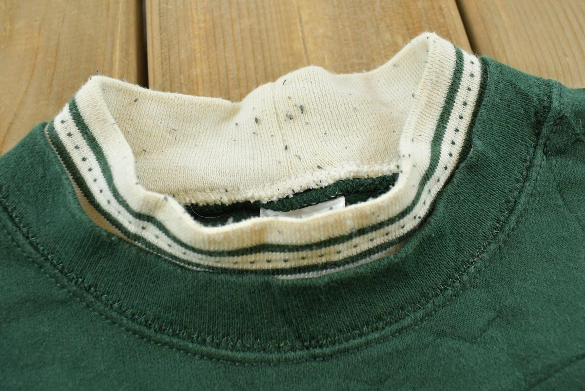 1990s Vintage I Believe In Angels Embroidered Crewneck Sweatshirt Men's L