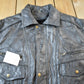 Vintage 2000 Giovanni Navarre Leather Biker Jacket With Lining Men's XL NWT