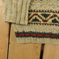 Vintage 1990s Polo Ralph Lauren Aztec Nordic Wool Hand Knit Sweater Men's L