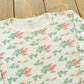 Vintage 1980s Healthknit Thermal Waffle Knit Strawberry Pattern Long Sleeve Mens S