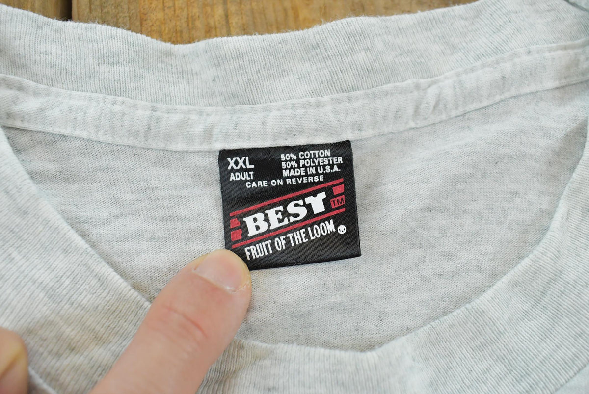 Vintage 1990s Dickie-Do Award My Tummy Sticks Out Further Than My Dickie-Do Funny Souvenir T-Shirt Men's 2XL