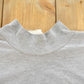 Vintage 1990 Army Heather Grey Mock Neck Long Sleeve T Shirt Men's M
