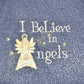 Vintage 1990s "I Believe In Angels" Cute Fleece Crewneck Sweater Men's XL