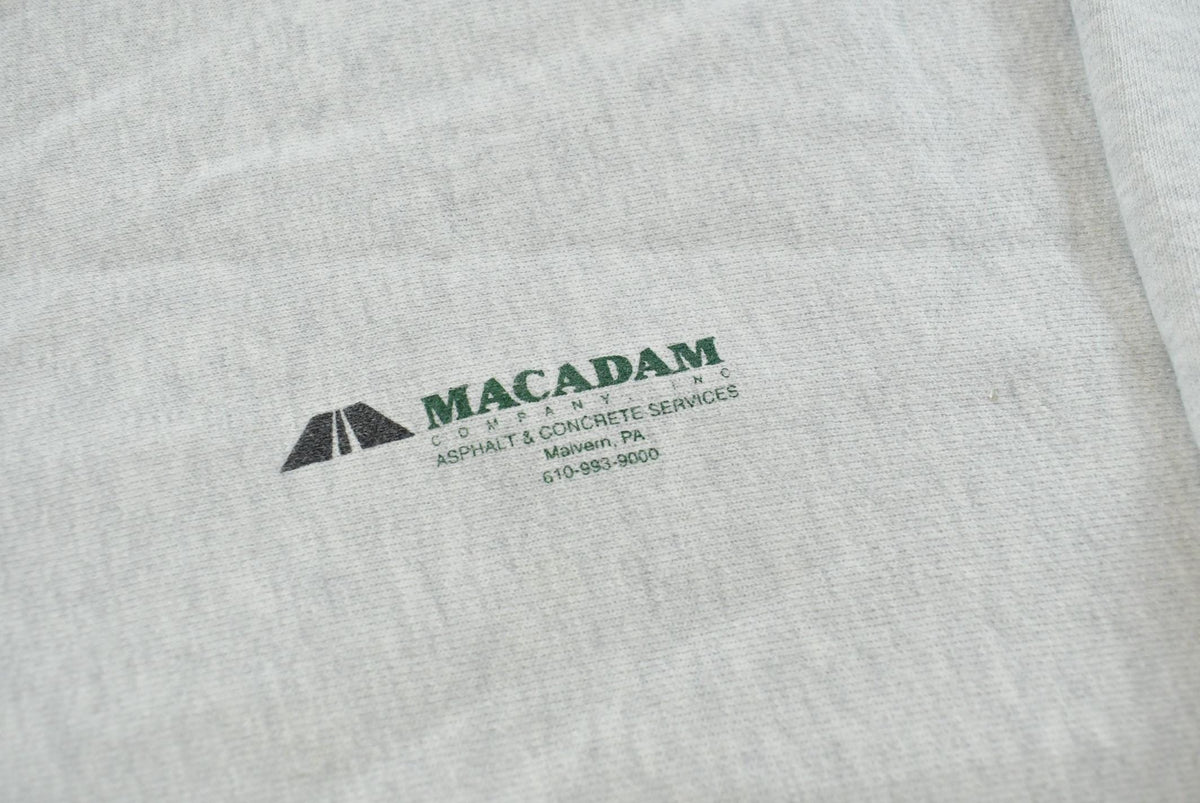 Vintage 2000s Champion Macadam Asphalt Concrete Promotional Souvenir Reverse Weave Sweatshirt Men's XL