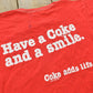 Vintage 1981 Coca-Cola Washington Urban League Hometown Run Marathon T-Shirt Men's S