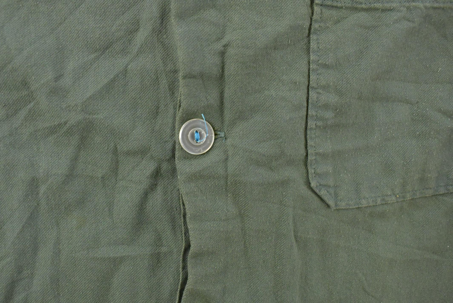 Vintage 1990s Chore Style Button Up Shirt Men's Large