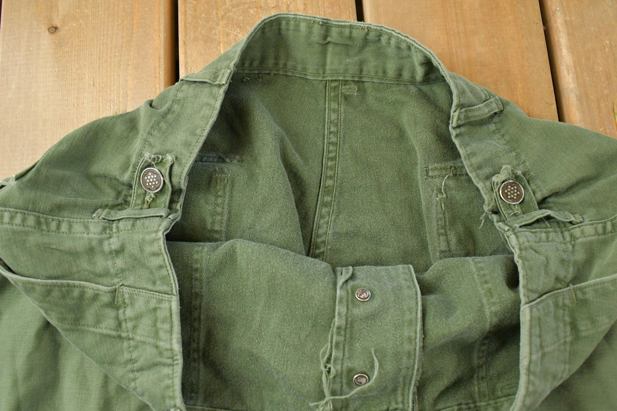 Vintage 1940s Military OG-107 Sateen Pants Men's 36 x 30