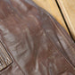 Vintage 1970s Sears The Mens Store Fur Lined Leather Jacket