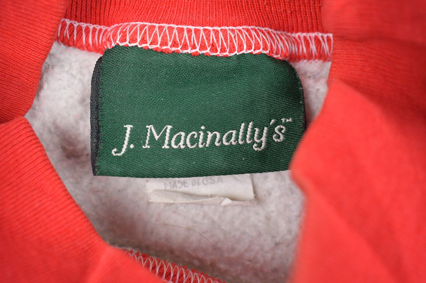 Vintage 1990s J. Macinally Crewneck Blue Jay Sweatshirt Men's Large