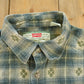 Vintage 1990s Levi's Aztec Embroidered Flannel Button Up Shirt Men's L