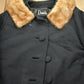 Vintage 1990s Davids Fur Collar 100% Wool Jacket