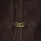 Vintage 1990s Dana Buchman Faux Shearling Coat Women's M