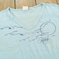Vintage 1970s Florida Seagulls Souvenir T Shirt Baby Tee Womens S