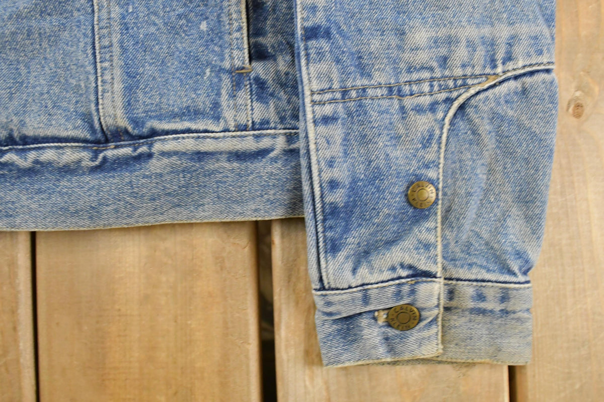 Vintage 1990s Calvin Klein Denim Jean Trucker Jacket Men's L-XL