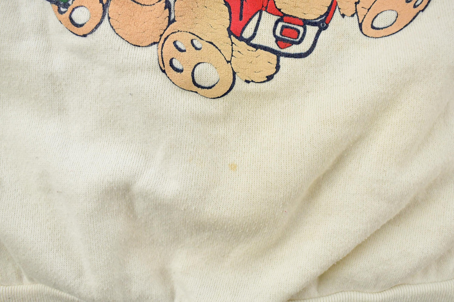 Vintage 1990s Teddy Bear Cute Crewneck Sweatshirt Men's L