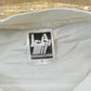 Vintage 1990s LA Sports Wear Blank White American Flag Sleeves T-Shirt Men's L