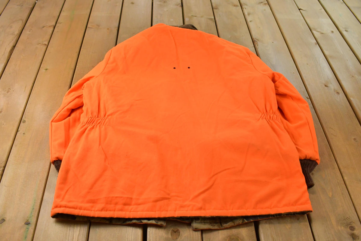 Vintage 1990s Tree Camo Reversible Hunting Jacket Men's M