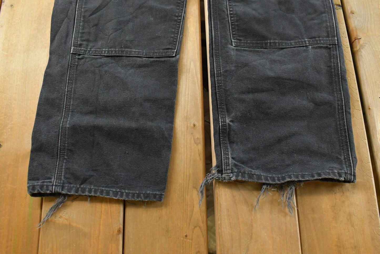 Vintage 2000s Carhartt Double Knee Denim Black Jeans Men's 34 x 30