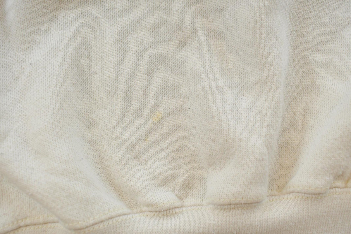 Vintage 1990s Blank White Crewneck Sweatshirt Men's M