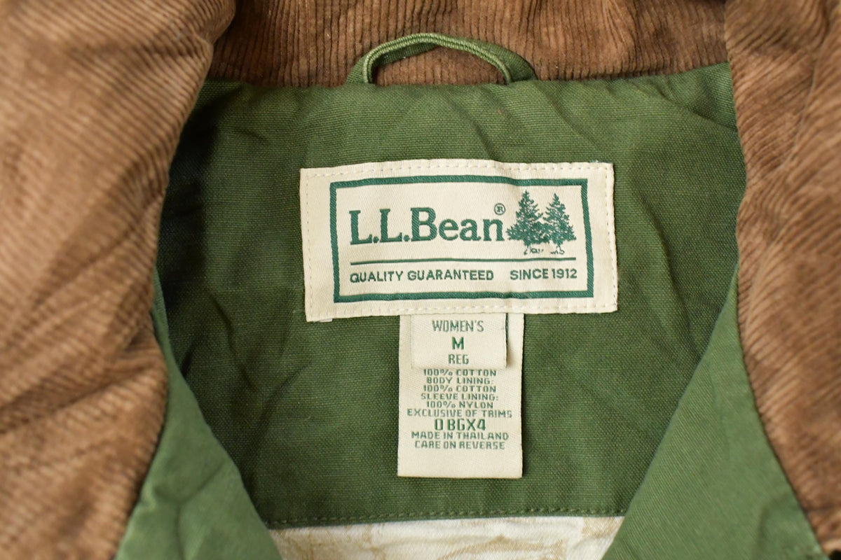 Vintage 2000s L.L. Bean Lined Barn Chore Coat Women's M