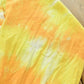 Vintage 1990s Tie Dye Yellow Long Sleeve T-Shirt Mens L