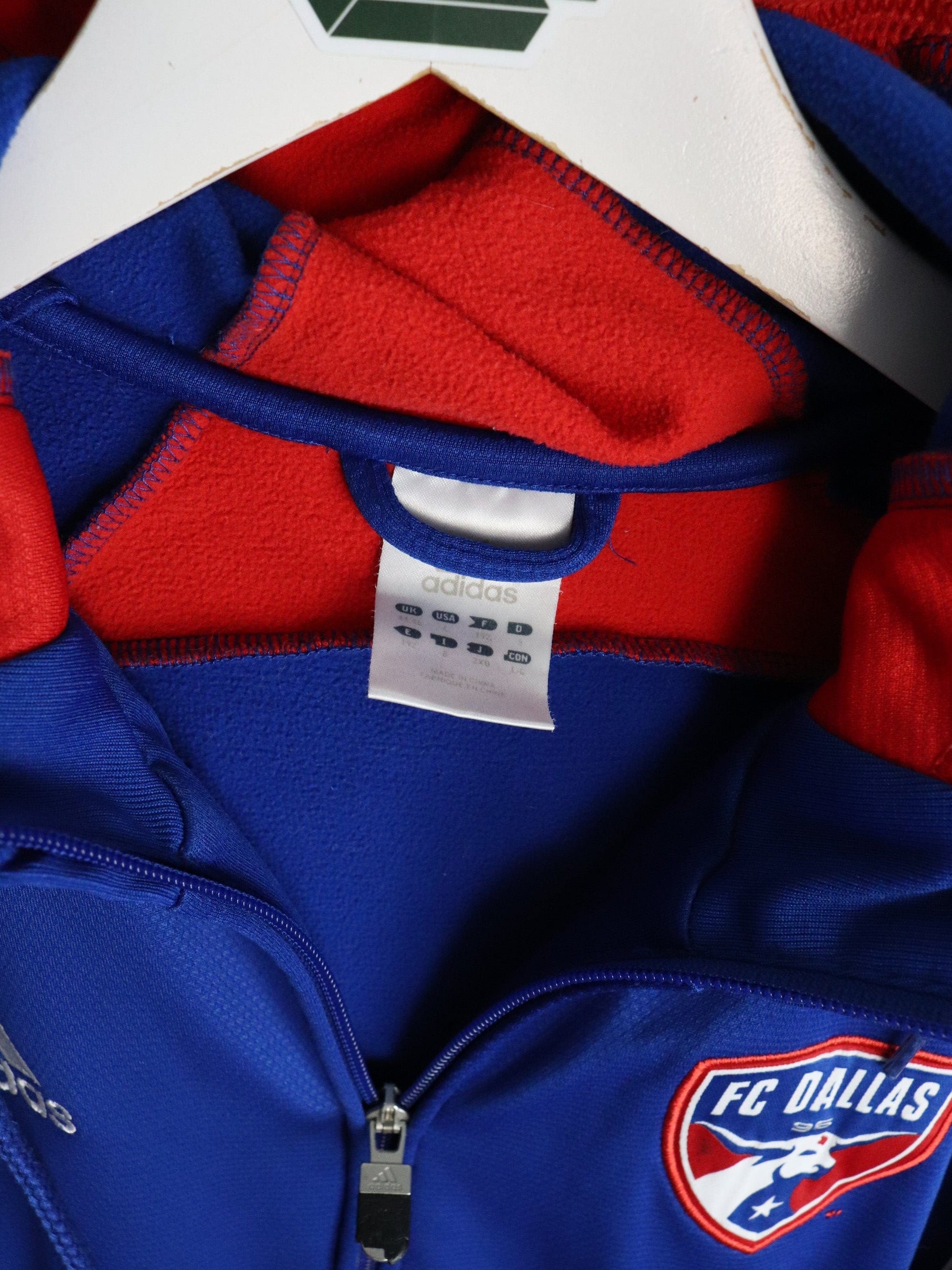 FC Dallas Track Jacket Mens Large Blue Adidas MLS from propervintagecanada