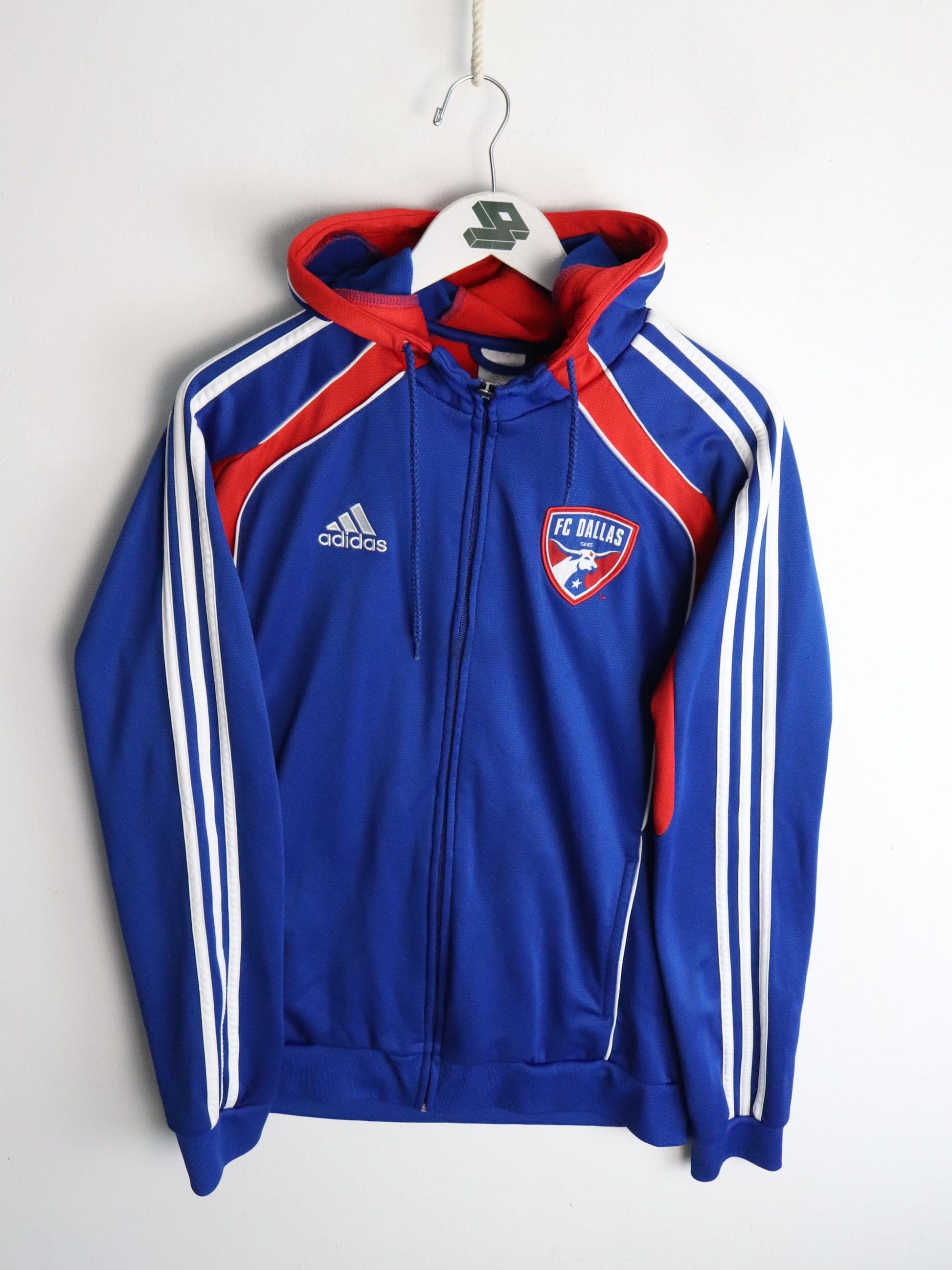 FC Dallas Track Jacket Mens Large Blue Adidas MLS from propervintagecanada