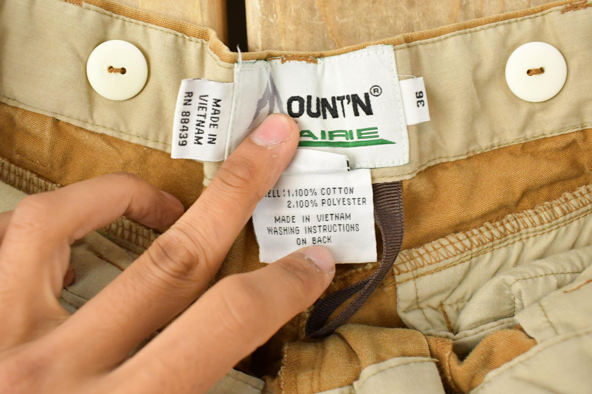 Vintage 1980s Mount'n Prarie Hunting Brush Pants Men's 33 x 30