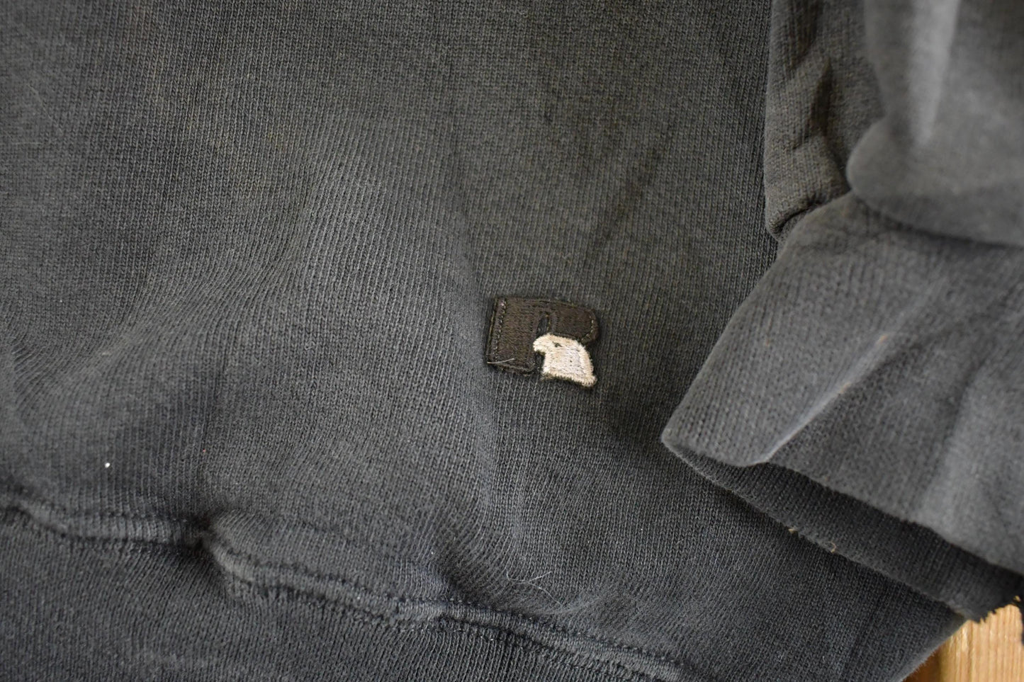 Vintage 1990s Russell High Cotton Hoodie Sweatshirt Mens L