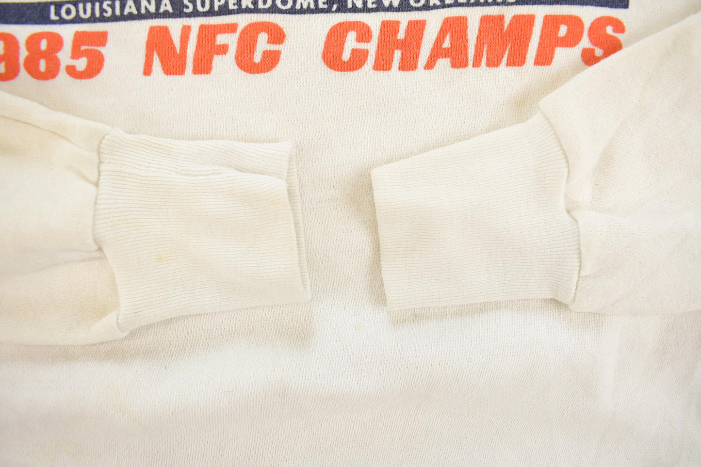 Vintage 1985 Chicago Bears Super Bowl XX 1985 NFC Champs Graphic Crewneck Sweatshirt Men's M