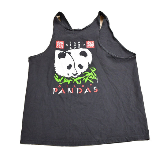 Vintage 1990s Giant Panda San Diego Zoo Tank Top Shirt Men's Large